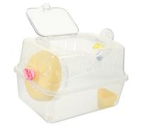 BESPORTBLE Jaula De Hamster Transparente y Portátil para Mascotas para Hámster Cobayas y Otros Animales Pequeños Contenedor De Cuidado y Crianza Diseño Práctico y
