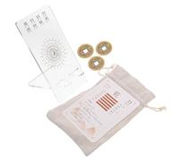 BESPORTBLE Juego Completo de Cartas del I Ching 64 Hexagramas, Tarjetas de Papel para Adivinación Tradicional China, Pack para Principiantes, Soporte para Cartas Incluido, Adecuado