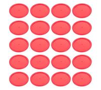 BESPORTBLE Juego de 20 Discos de Hockey de Aire de 64 mm, repuestos para Mesa de Juego, Accesorios para paletas de Hockey de Aire, Equipo para Adultos.