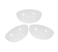 BESPORTBLE Juego de 3 Bandejas de Pesaje de Cocina Transparentes Marcas de Medición Bandejas Pequeñas de Plástico para Báscula Digital Ideales para Pesar Ingredientes y Uso en Repostería