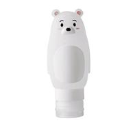 BESPORTBLE Juego de 3 Botellas Dispensadoras Portátiles de Silicona para Champú y Gel de Ducha Diseño de Dibujos Animados, Capacidad 50ml, 70ml y 90ml, Adecuado para Viajes Varios estilos