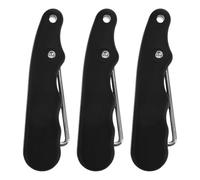 BESPORTBLE Juego de 3 tensores de Cordones: Ajustador para Patines de Hielo y Patinaje artístico - Gancho Plegable para Cordones de Ajuste rápido - Ajustador de de Acero Inoxidable para Botas y