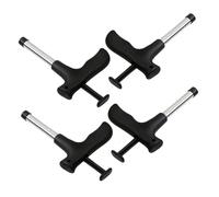 BESPORTBLE Juego de 4 Abridores de Manuales de Acero Inoxidable Perforadora Pequeña con Mango Antideslizante para Abrir Cocos y Extraer Agua de Forma Rápida y Segura Herramienta Portátil