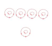 BESPORTBLE Juego De 5 Pulseras Para Niñas Pulseras De Joyería Para Collares Para Niñas Kit De Pulseras Y Collares De Cuentas Pulseras De Cuentas Y Perlas