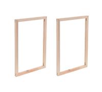 BESPORTBLE Juego de 8 Barras de Marco de Madera Resistente al Desgaste para Lienzos DIY 2 Piezas de 30 Cm 4 Piezas de 40 Cm Suministros Profesionales para Pintura y Decoración del Hogar