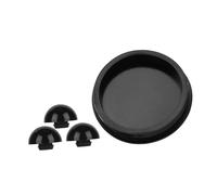 BESPORTBLE Juego de Accesorios Profesionales para Tambores de Lengua Etéreos, 1 Tapa Inferior de Silicona Antideslizante y 3 Almohadillas para Pies, Compatibles Tambores de 13 y 15 Tonos,