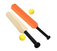 BESPORTBLE Juego de Bate de Béisbol para Niños, de Plástico, para Entrenamiento de Béisbol, de Espuma, Estilo Vintage, para Actividades Deportivas Familiares en Interiores Y Exteriores, 4 Unidades