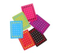 BESPORTBLE Juego De Cartas Telepáticas Interactivo para Niños y Adultos, 5 Juegos De Cartas De Papel para Trucos De Cálculo Matemático y Lectura Mental, Adecuado para Espectáculos y Fiestas