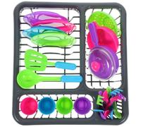 BESPORTBLE Juego de Cocina 15 Piezas, Utensilios de Plástico Resistentes, Juguetes Educativos de Simulación para Casa de Juegos, Accesorios Variados y Color Aleatorio Estilo Aleatorio