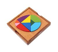 BESPORTBLE Juego de de Madera para Niños Juguetes de Tangram de Huevo Juguetes Interactivos Desarrollo de Habilidades Aprendizaje 1 Set