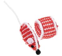 BESPORTBLE Juego De Juguetes para Gatos Ratón De Sisal Juguete Interactivo para Gatos