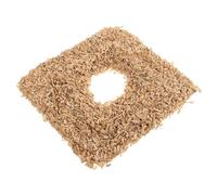 BESPORTBLE Juego de Lecho Natural para Gallinero Cáscaras de Arroz 1,5 Kg Material Transpirable para Nidos de Pollo, Suministros para Invierno y Jardinería Cáscaras Naturales