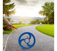 BESPORTBLE Juguete de Anillo Rodante para Diseño Estable Control Entrenamiento de Coordinación y Equilibrio Juguete Exterior de Empuje Manual para Desarrollo Infantil Color Azul Oscuro