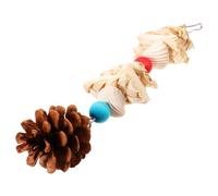 BESPORTBLE Juguete De Forrajeo para Aves De Presa Juguete De Masticar para Periquitos y Loros Natural Conchas y Hueso De Sepia para Jaulas De Aves