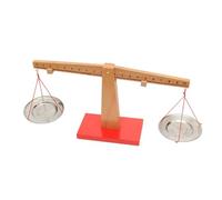 BESPORTBLE Juguete Educativo de Aritmética Divertido y Creativo Balanza de Madera para Material Didáctico Montessori Tamaño para Manos Pequeñas Juguete de Matemáticas para Preescolar