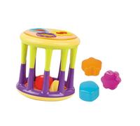 BESPORTBLE Juguete Educativo de Bloques de Construcción y Sonajero para Bebés, Cilindro Apilable de Plástico Seguro, Colorido y Tamaño Compacto, Adecuado para Desarrollo Motriz y Juego