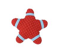 BESPORTBLE Juguete Interactivo De Látex para Mascotas Juguete Chirriante para Perros y Gatos para Masticar y Jugar Estimula El Vínculo Entre Dueño y Mascota Diseño Forma De Estrella Roja