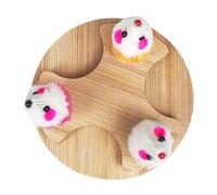 BESPORTBLE Juguete Interactivo De Madera para Gatos Accesorio Divertido Efecto Giroscopio Fomenta El Ejercicio para Gatitos