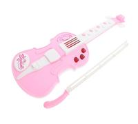 BESPORTBLE Juguete Musical para Violín Electrónico Simulado con Luces Instrumento para Niñas para Desarrollar Coordinación y Habilidades Musicales