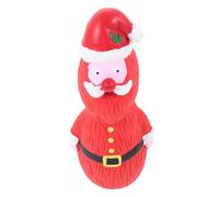 BESPORTBLE Juguete para De Navidad Juguete De Masticar De Látex para Diseño De Papá Noel y Muñeco para Entrenamiento y Diversión