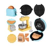 BESPORTBLE Juguete para Hacer Pan De Desayuno De Imitación Accesorios para Casa De Muñecas Juguete De Cocina De Imitación De Miniatura De Simulación De Comida
