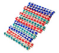 BESPORTBLE Juguetes Chinos De Bambú para Dedos Niños, Set Mixto 12 Piezas, Manualidades para Cumpleaños y Rellenos para Bolsas De Regalos, Juego Interactivo y Educativo para Fiestas