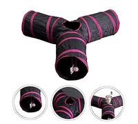 BESPORTBLE Juguetes De Túnel para Mascotas Túnel Plegable para Gatos Juguete De Tubo para Mascotas para Jugar Interiores Material Resistente y Fácil De Almacenar