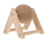 BESPORTBLE Juguetes Dentición Naturales De Maciza Bola Rascadora De Sisal para Gatos De Interior Juguete Garra para Moler para Gatos para Jugar y Rascarse Casa