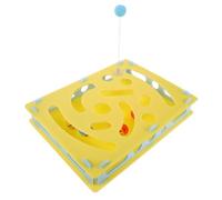 BESPORTBLE Juguetes Inteligentes para Gatos Laberinto De Comida Interactivo y Estimulante Dispensador De Premios Juguete para Gatos Aburrimiento Uso Interiores