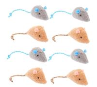 BESPORTBLE Juguetes para Gatos Ratones De Peluche Realistas y Juguetes De Alambre Estimular a Tu Gato