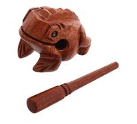 BESPORTBLE Juguetes Sonido Rana De Madera Instrumento Musical De Bloques De Madera Instrumento Musical De Percusión Para Decoración Del Hogar