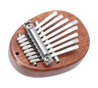 BESPORTBLE Kalimba Mini De Madera y Acero 8 Tonos Portátil Piano De Pulgar Para Principiantes y Niños Instrumento Musical Pequeño Fácil De Transportar
