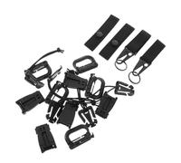 BESPORTBLE Kit de Accesorios Tácticos para Mochila de Exterior 19 Piezas Soporte para Tubo de Hidratación Clips para Cinturón y Correas Elásticas Gestión de Equipo para Senderismo y