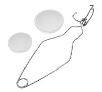 BESPORTBLE Kit de Crisol Pinzas para Crisol de 100g y 250g para Fundir Metales Preciosos Cuencos de Cuarzo y Alta Resistencia a Temperaturas para Joyería