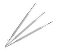 BESPORTBLE Kit De Pedicura De 3 Piezas - Herramientas De Uñas De Acero Inoxidable Para Eliminar Uñas Encarnadas - Doble Extremo y Cureta Dérmica Ideal Para Cuidado De Pies y Manos