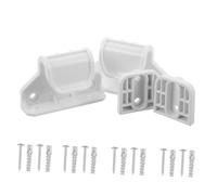 BESPORTBLE Kit de Repuesto para Puerta Retráctil Infantil con Extensión y Accesorios de Fijación Soportes de Montaje Pared con Tornillos Seguro para Bebés y Mascotas Acabado Elegante