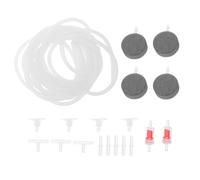 BESPORTBLE Kit de Tubos de Aire para Acuario - Bomba de Aire con Manguera de 5 m, Ventosa, Piedras difusoras, válvulas de Control y Conectores - Accesorios para acuarios