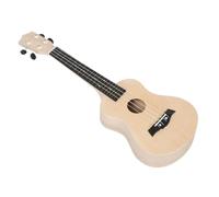 BESPORTBLE Kit de Ukulele DIY de Madera para Principiantes Proyecto de Ensamblaje Manual con Cajas de Sonido Redondas para Aprendizaje y Diversión Familiar