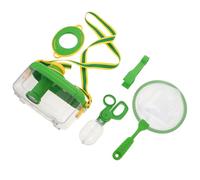 BESPORTBLE Kit Infantil para Atrapar Insectos al Aire Libre Caja Exploradora Ventilada Lupa y Pinzas Material No Tóxico y Ligero Estuche Educativo para Exploradores Científicos