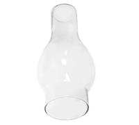 BESPORTBLE Lámpara de Queroseno Vintage Pantalla de Vidrio Transparente de 5,3 Cm Chimenea a Prueba de Viento para Lámparas de Aceite Repuesto y Linternas de Queroseno