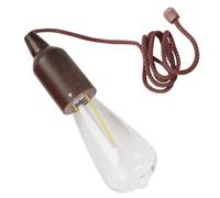 BESPORTBLE Lámpara Portátil para Tienda de Campaña Cuerda Colgante, Luz de Camping Vintage Diseño Doble, Materiales PC y Abs para Uso Outdoor y Camping