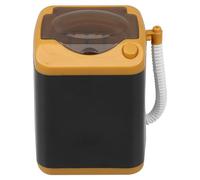 BESPORTBLE Lavadora de Juguete Mini Tamaño, Modelo de Plástico sin Batería, Color Negro y Dorado, Juguete Cognitivo para Pequeños, Adecuado para Juego de rol y Aprendizaje Doméstico