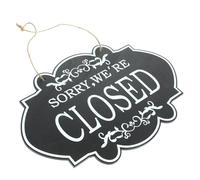 BESPORTBLE Letrero Doble Cara Abierto y Cerrado para Puerta Señal de Madera Colgante con Diseño Retro Alta Visibilidad para Tiendas Bares Cafeterías y Restaurantes Decoración Práctica para