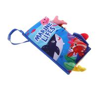 BESPORTBLE Libros Ilustrados Primera Infancia Libro De Tela Ligero Temática Oceánica Para Bebés El Hogar Baño