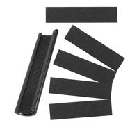 BESPORTBLE Lijadora de Tacos de Billar Reparador de Tacos de Billar Sandpaper y Plástico Negro para Snooker Cue Tip y Pool Cue Tip Práctica y Reparaciones Regulares