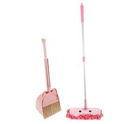 BESPORTBLE Limpieza Infantil con Mini Escoba y Fregona Rosa para Diseño Único y Pequeño Adaptado Manos Infantiles Juego de Limpieza para Niñas
