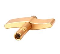 BESPORTBLE Llave de Afinación de Batería de Metal Dorado Forma Cuadrada para Ajuste Rápido y Fácil Operación Adecuado para Técnicos y Bateristas para Llevar en Bolsa de Batería