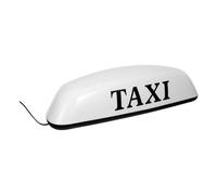 BESPORTBLE Luz de Techo de Taxi, Luz de Cabina para Coche con Base de Ventosa, Plástico, Blanco, para Conductores y Pasajeros, Iluminación Nocturna
