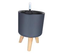 BESPORTBLE Maceta con Riego Automático de PP Gris con Indicador de Agua