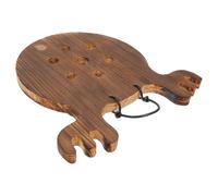 BESPORTBLE Macetero Colgante de Madera 25X25 CM para Helecho Cuerno Soporte Vertical para Plantas Trepadoras Jardinera de Pared Decorativa para Interior y Jardín